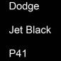 Preview: Dodge, Jet Black, P41.